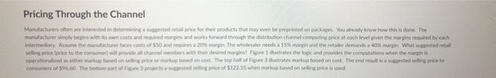 Second Markups and Price Setting The distinction between markup based on selling