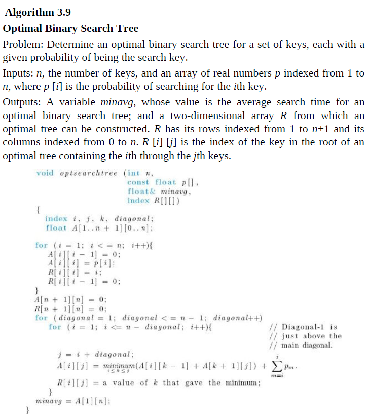 Analyze Algorithm 3.10, and show its time complexity using order notation. The