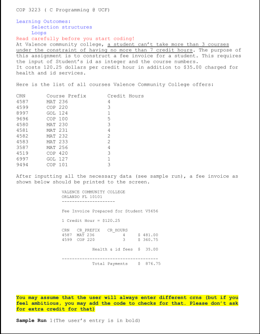 need to make a script for this sample run, any one help?