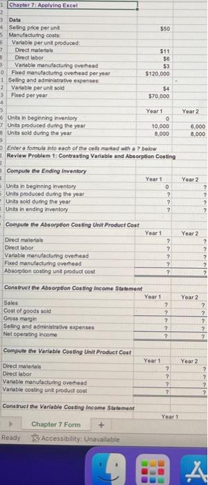  Chapter 7: Applying Excel 2 3 Data 4 Selling price per