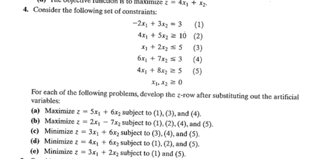 #2 is referring to. sum of the artiticial variables in Phase I.