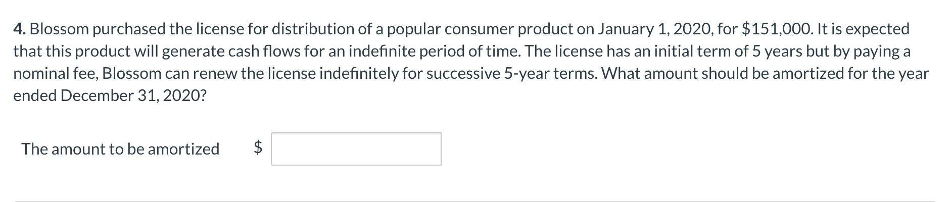 asked about each of the factual situations. (Do not leave any answer