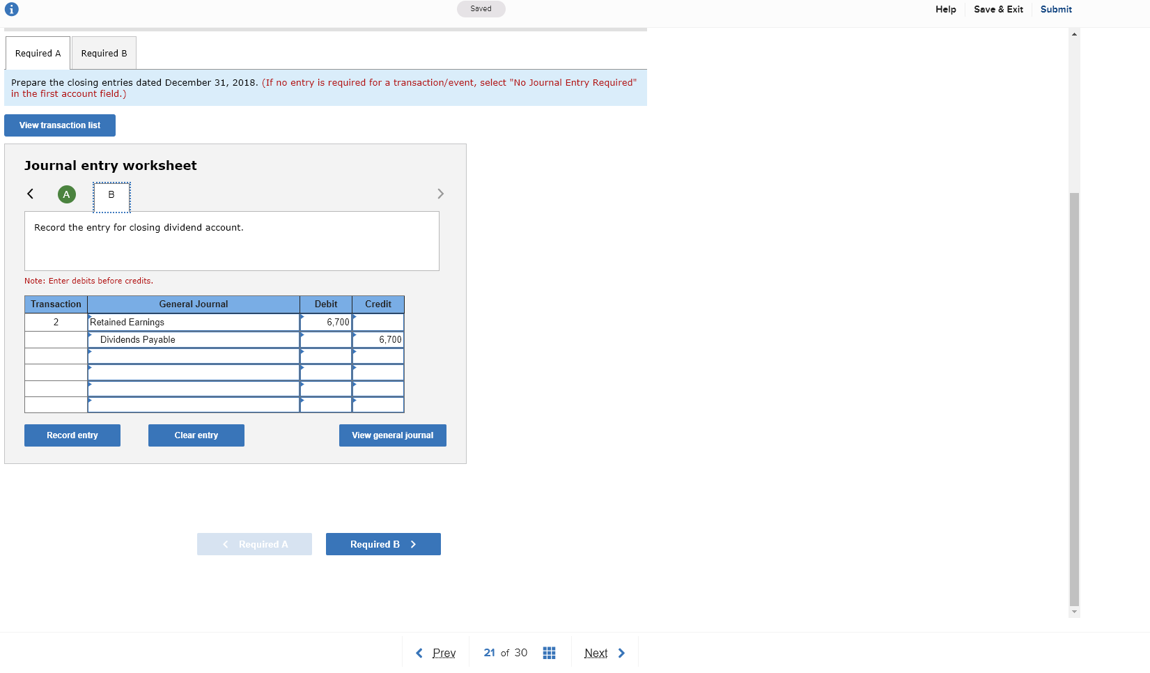 were prepared and posted. During 2018, the company had service revenue of