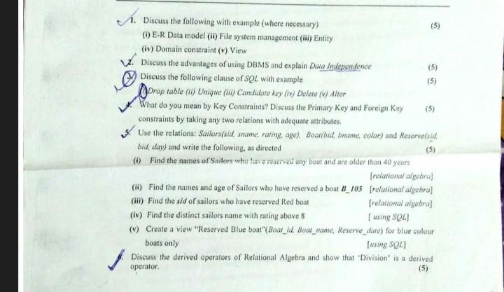 Do all the parts .Explain each and every step . 5)