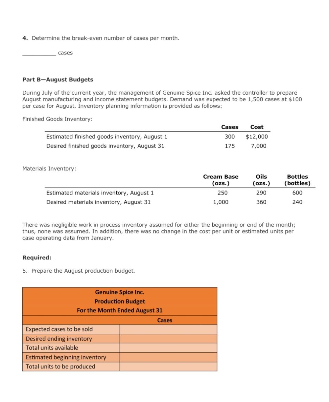 company produces 8 -ounce bottles of hand and body lotion called Eternal