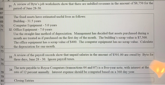 Office Express The invoice number was 87417. June 1: Check # 5001