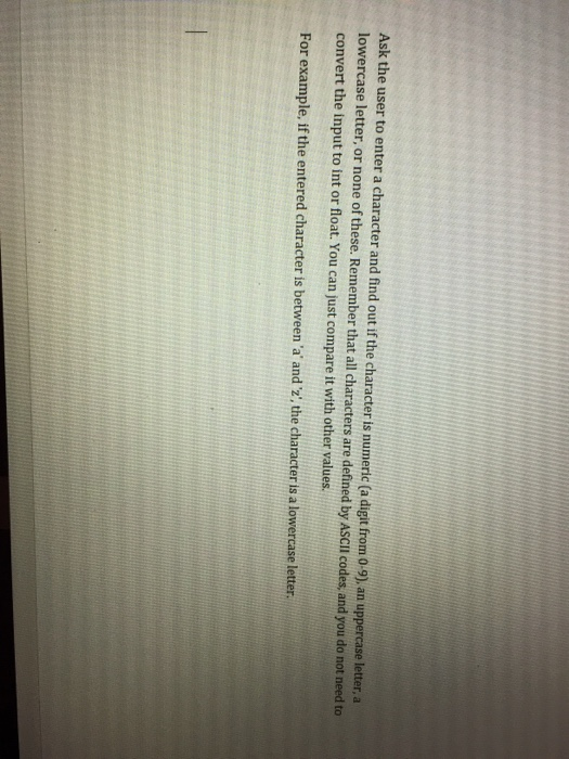  Python Ask the user to enter a character and find out