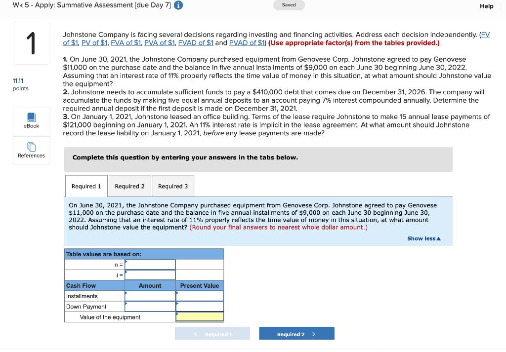 Wk 5 - Apply: Summative Assessment (due Day 7) i Saved