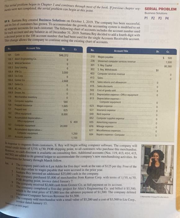  Di serial problem began in Chapter Tand continues through most of