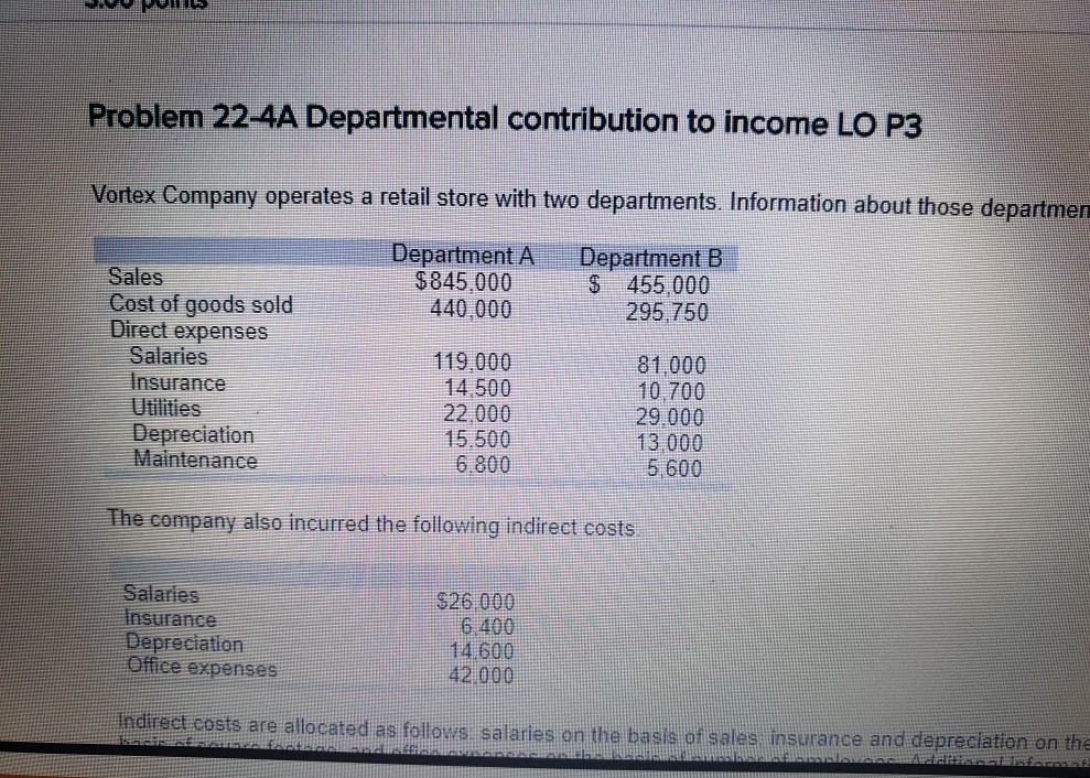 need help completing this assignment. use the same format graph Problem 22-4A