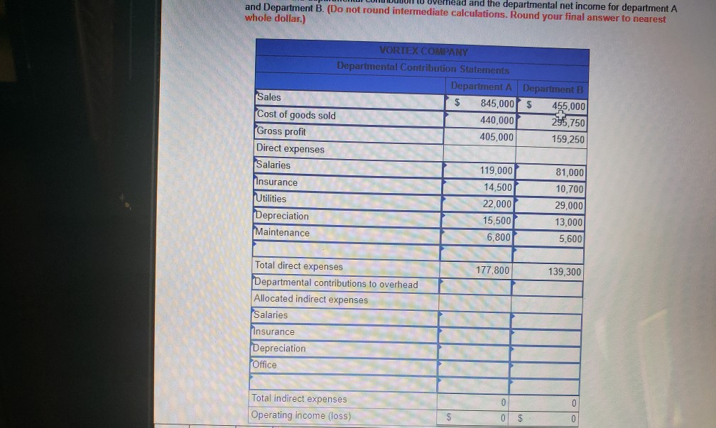 incurred the following indirect costs Salaries nsuranee Depreciation Office expenses $26 000