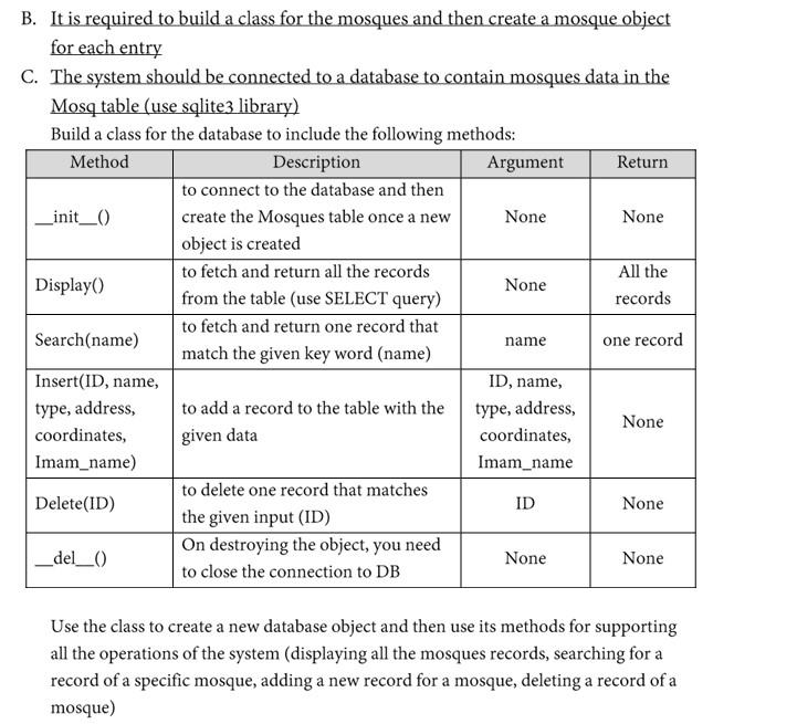 be developed with a Graphical User Interface using TKinter This is a