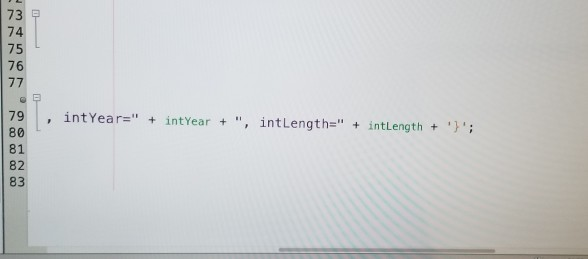 this.strHullstrHull; this. intYea r intYear; this. int Length = ntLength; 23 24