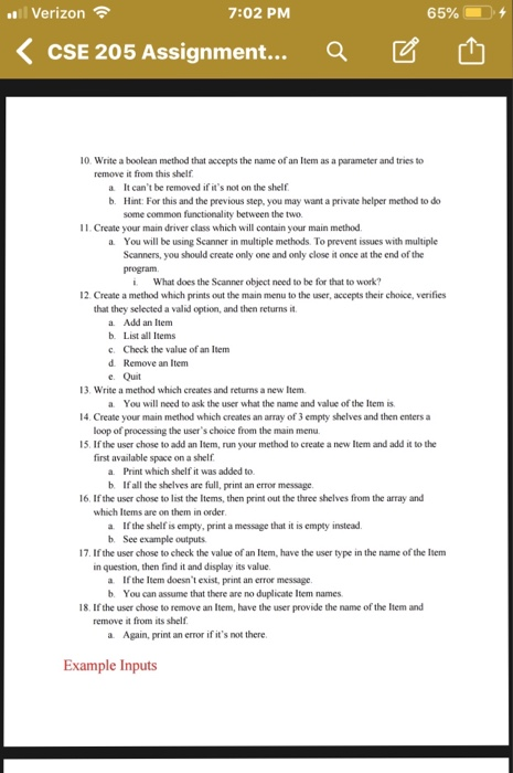 iiii--+ CSE 205 Assignment a CSE+205+Assignment+1 CSE 205: Object Oriented Programming Assignment