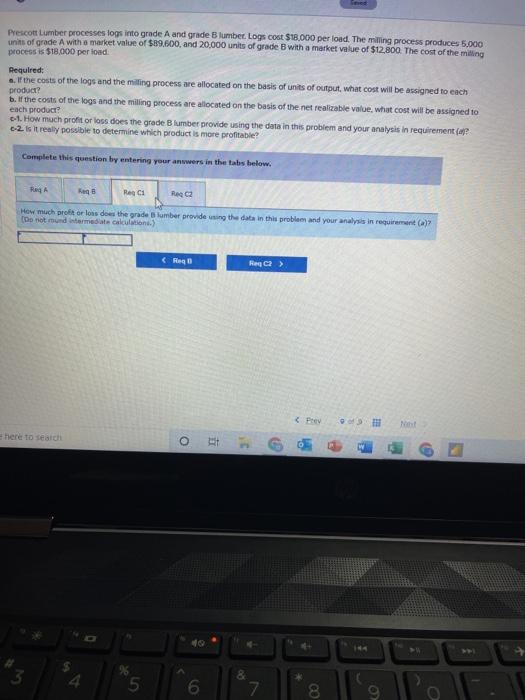 A with a market value of $89,600, and 20,000 units of grade