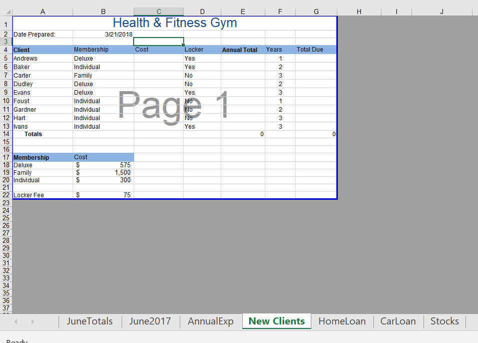 grand total and Category subtotals only On the AnnualExp worksheet, create a