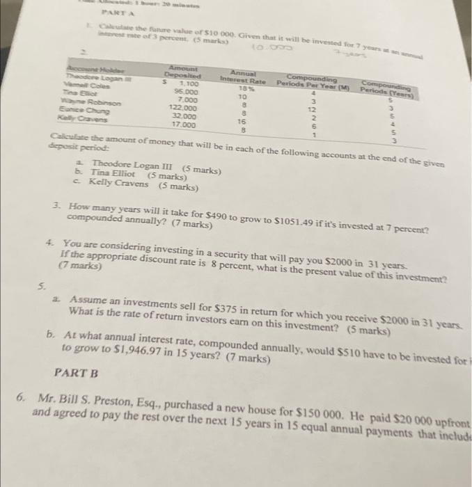 For a period of c) For the Dj Since the company was