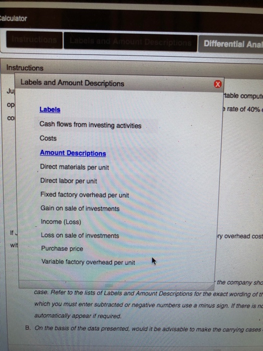 portable computers at a purchase price of $83 per unit. The company,
