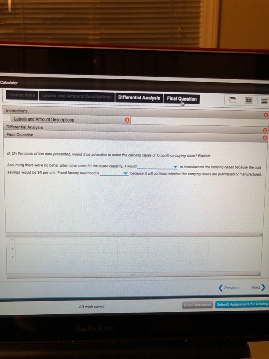 at the rate of 40% of direct labor cost. The ful y