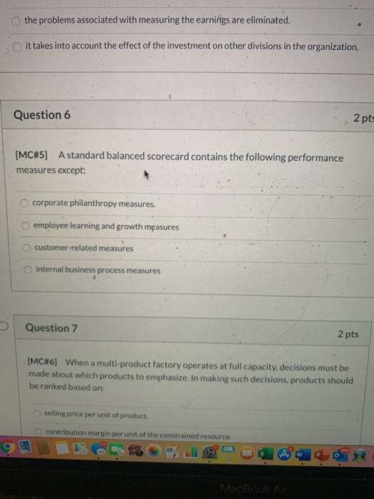  the problems associated with measuring the earnings are eliminated. it takes