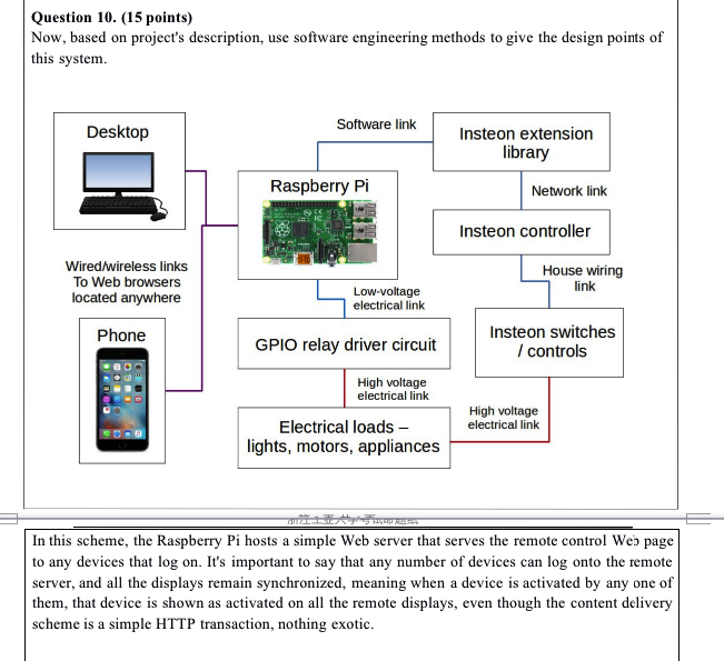 Question 10. (15 points) Now, based on project's description, use software