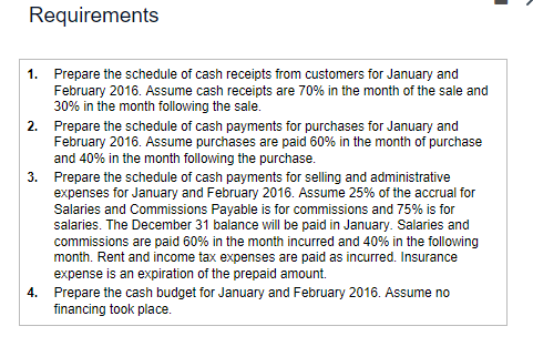 icon to view the information.) Read the Data table Requirements 1. Prepare