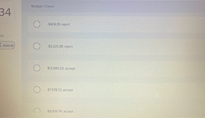 following data: 4 Year 0 11 Cash flow -$169,000 $46,200 $87,300 $41,000