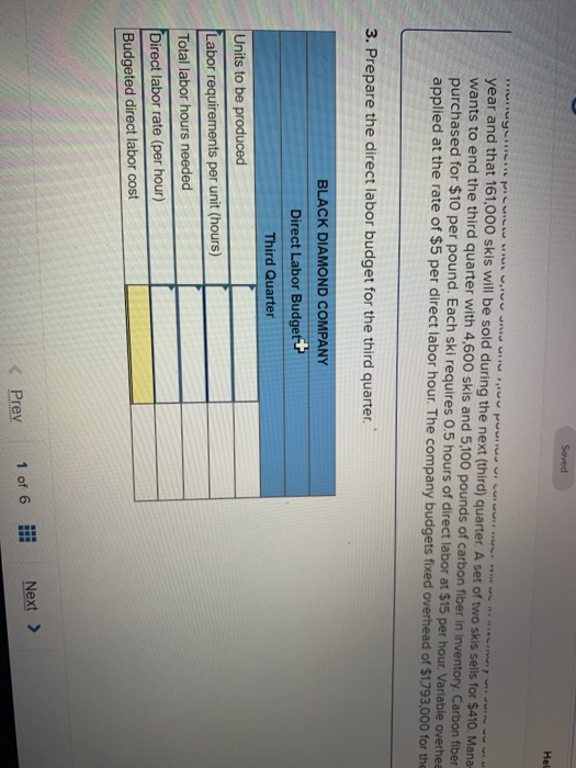 Required information [The following information applies to the questions displayed below.) Black