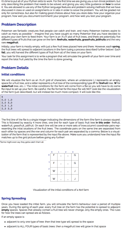Language: Python 3.6.1 Interpreter: Anaconda 3.6.4 --- Program used: PyCharm --- Starter