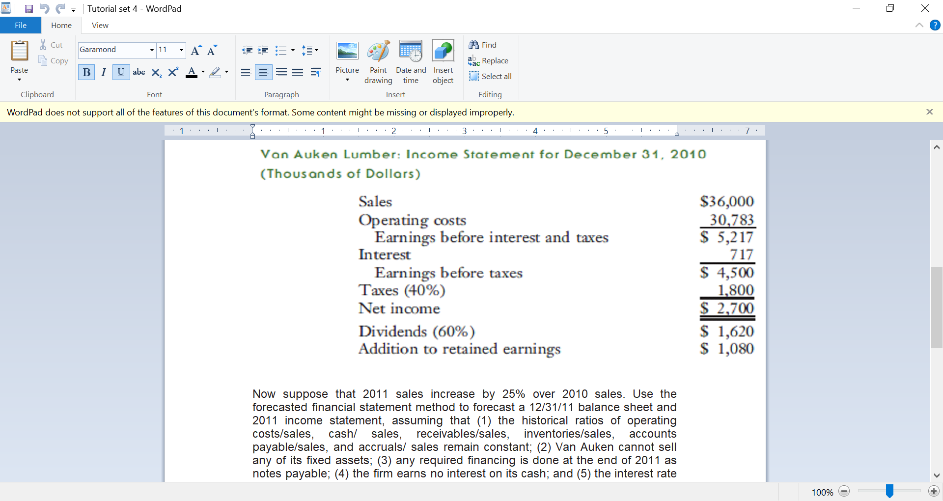 Find Garamond - 11 A A Copy aac Replace Paste Picture Paint