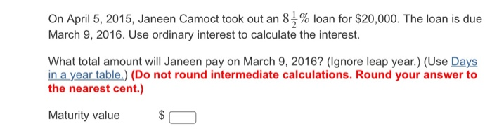 81%loan tor S20AO0 The io os due MachOne hai totai amount will