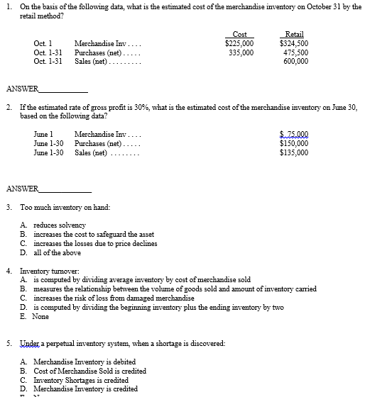 Help As soon as possible please, IN ACCOUNTING FORMAT: On the basis