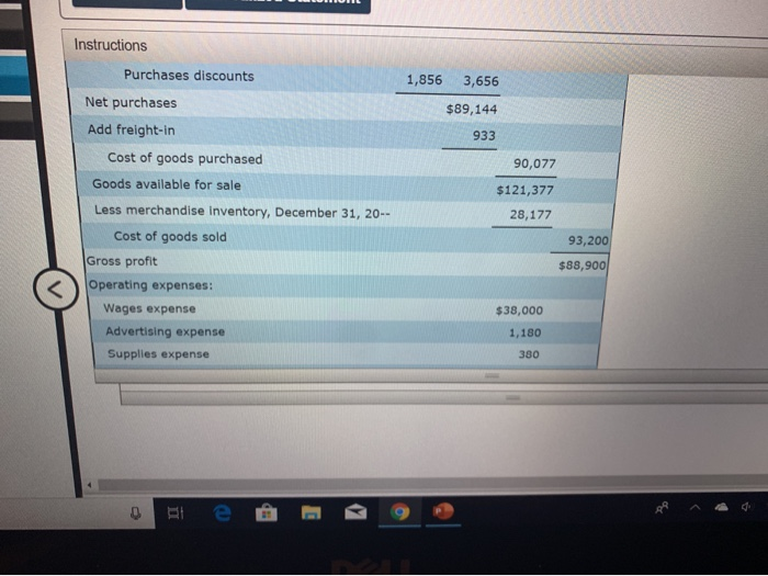 If required, round your answers to two decimal places. For return on