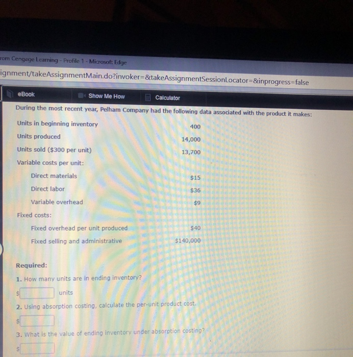  rom Cengage learning - Profile 1 - Microsoft Edge ignment/take AssignmentMain.do?invoker=&take