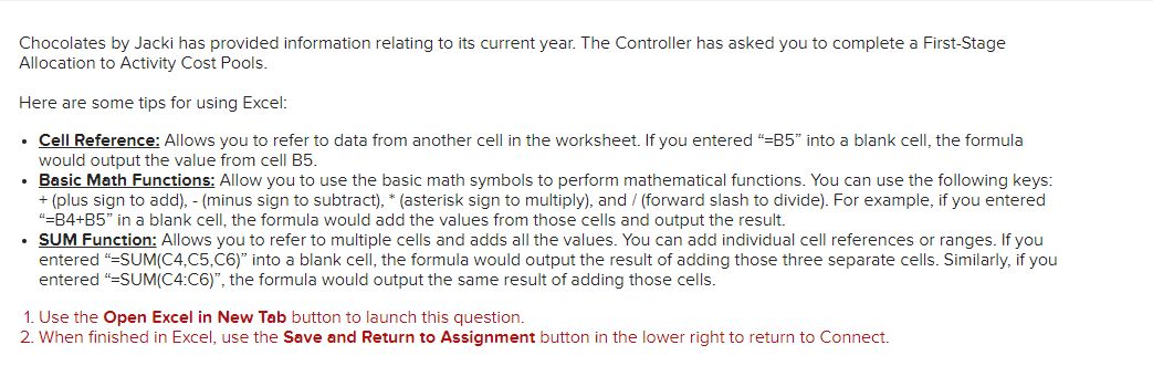 SHOW FORMULAS PLEASE Chocolates by Jacki has provided information relating to its