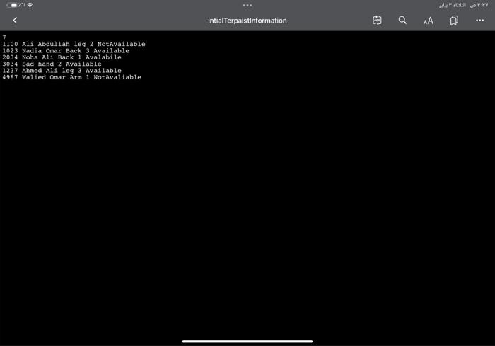 patients. You are required to write the following methods: - Create an