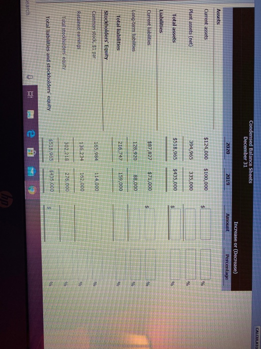as the base year. (round percentages to 1 decimal place) Question 6