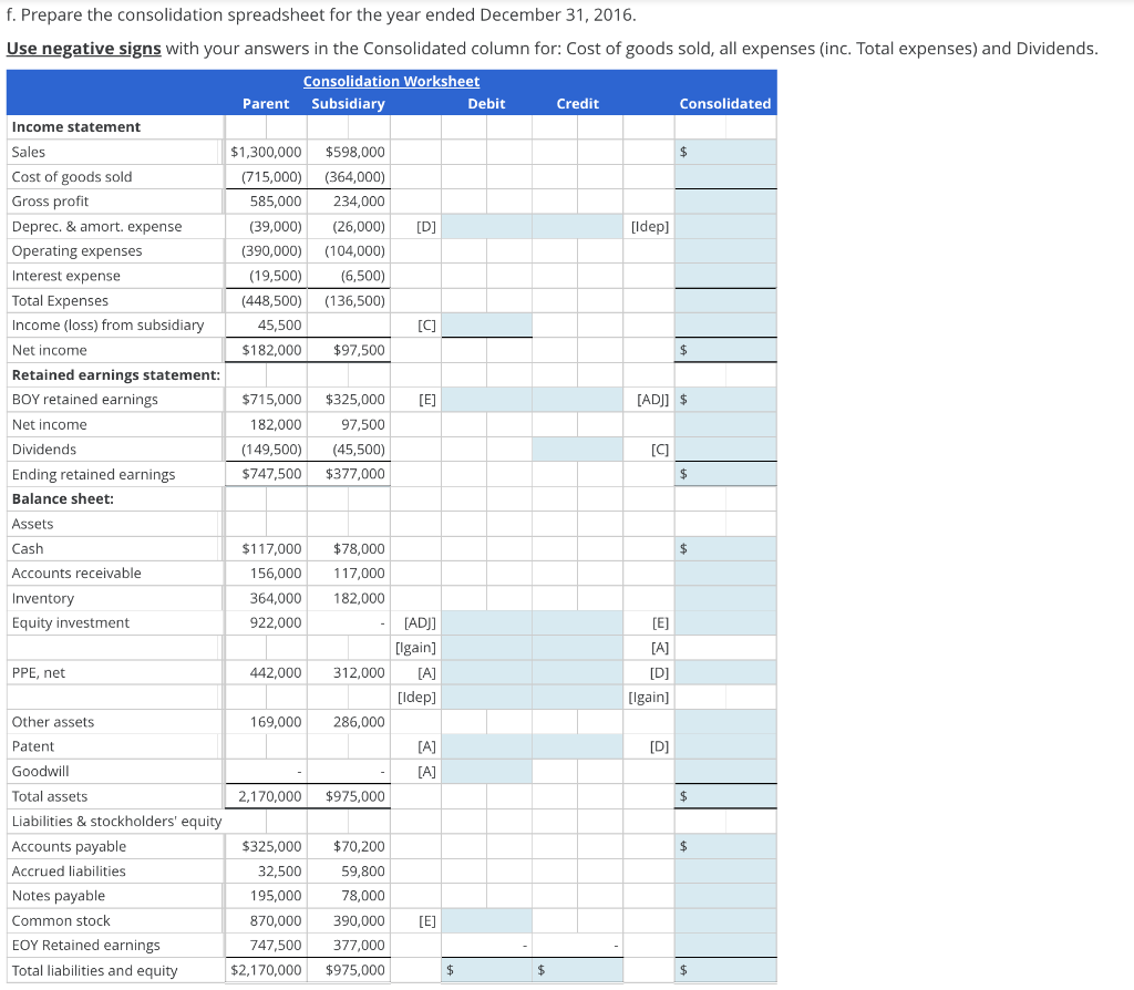 excess of the book value of the subsidiary's Stockholders' Equity on the