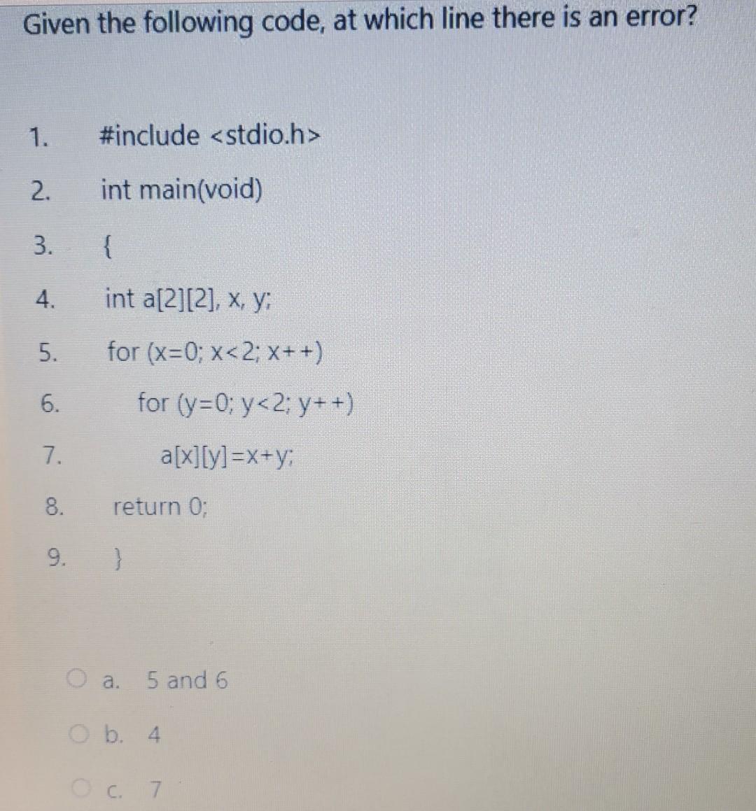 of the following is a valid call to the function? a. myfunc(A,x,k);