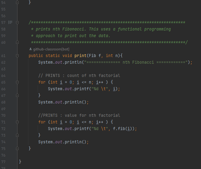 the algorithm for computing the nth Fibonacci number in the Fibonacci Sequence