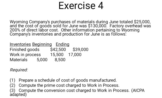 at the end of their fiscal years: Company Alpha Finished goods, April