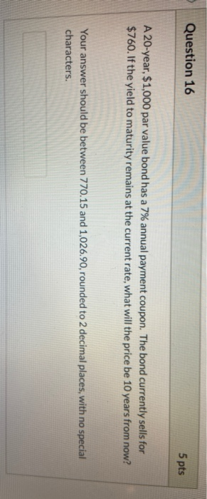 (with 18 years to maturity) the bond is priced to yield 4.95%,