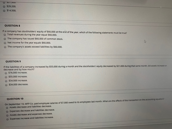 liabilities increase. QUESTION 11 Posting is the process of: Analyzing the impact