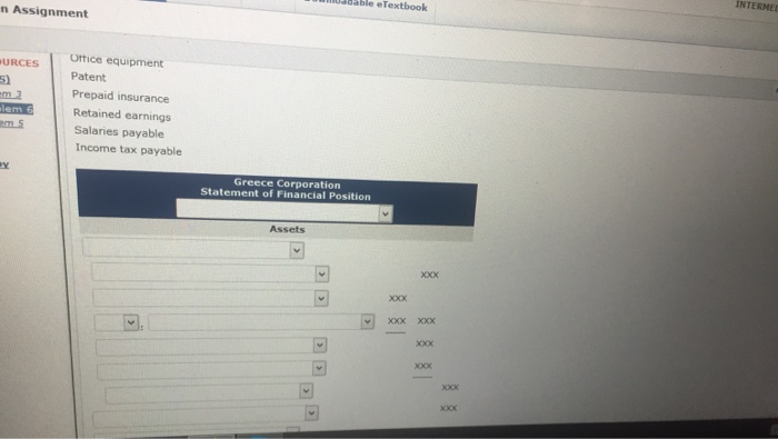 ractice Gradebook ORION Downloadable eTextbook gnment FULL SCREDN Additional Problem 6 Greece