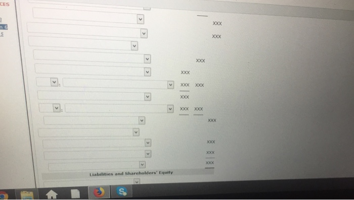 Corporation has the following accounts in its general ledger as at December