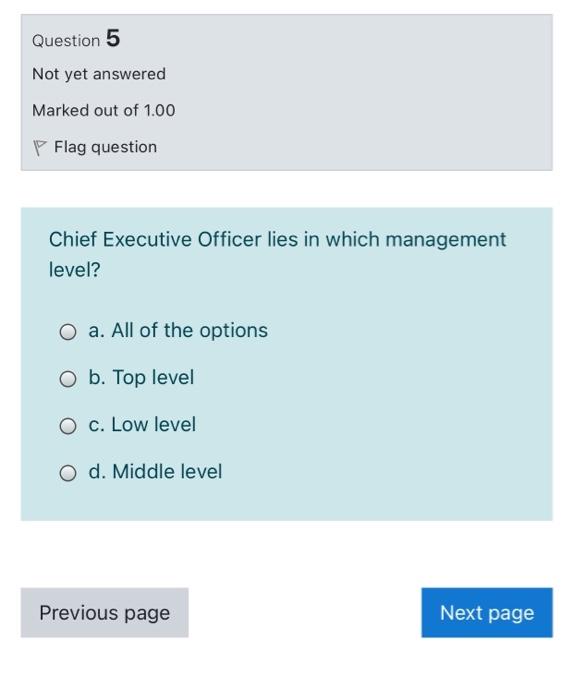 will rate you Question 4 Not yet answered Marked out of 1.00
