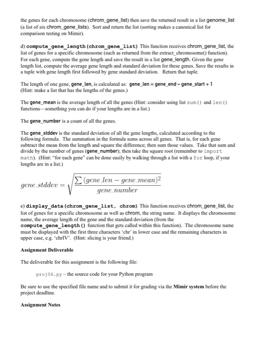 : https://www.cse.msu.edu/~cse231/Online/Projects/Project06/Project06.pdf CSE 231 Spring 2018 Programming Project 06 Edit 2/21: removed