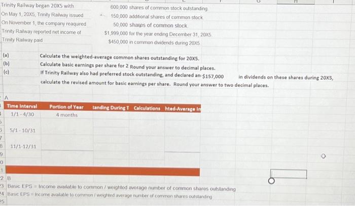  Basio EPS = Income available to common / weighted average number