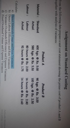 please give me answer step by step calculate all 4 requirments