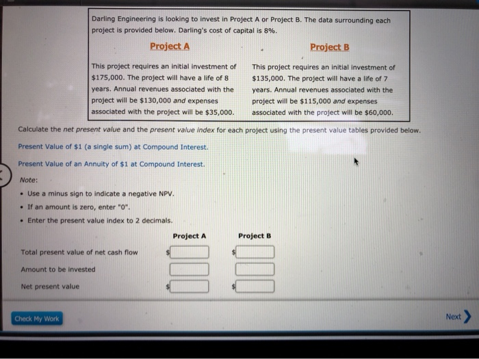 potential projects. It determines the present value of all future cash flows